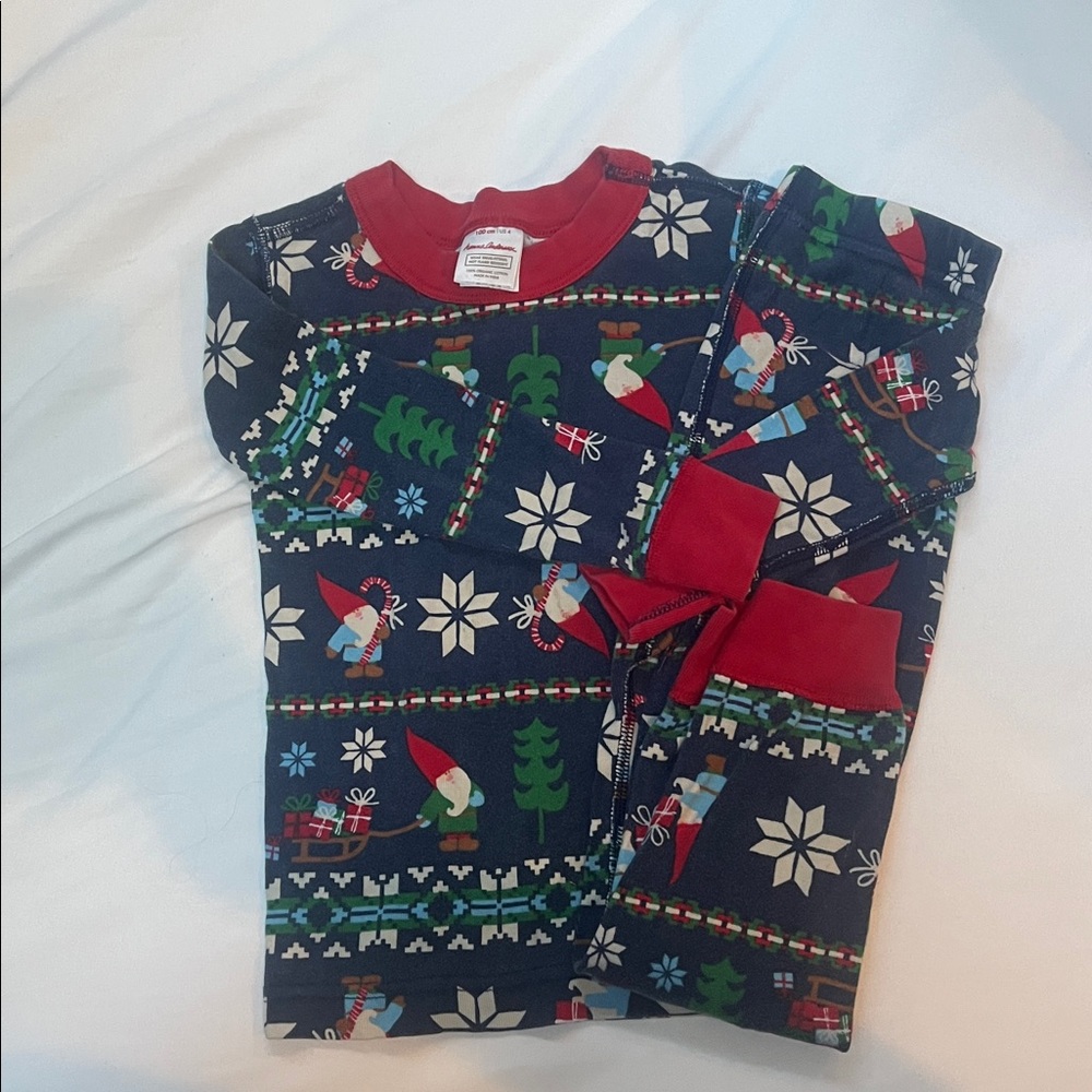 Hanna Andersson Long-Sleeve Festive Gnome Pajama Set